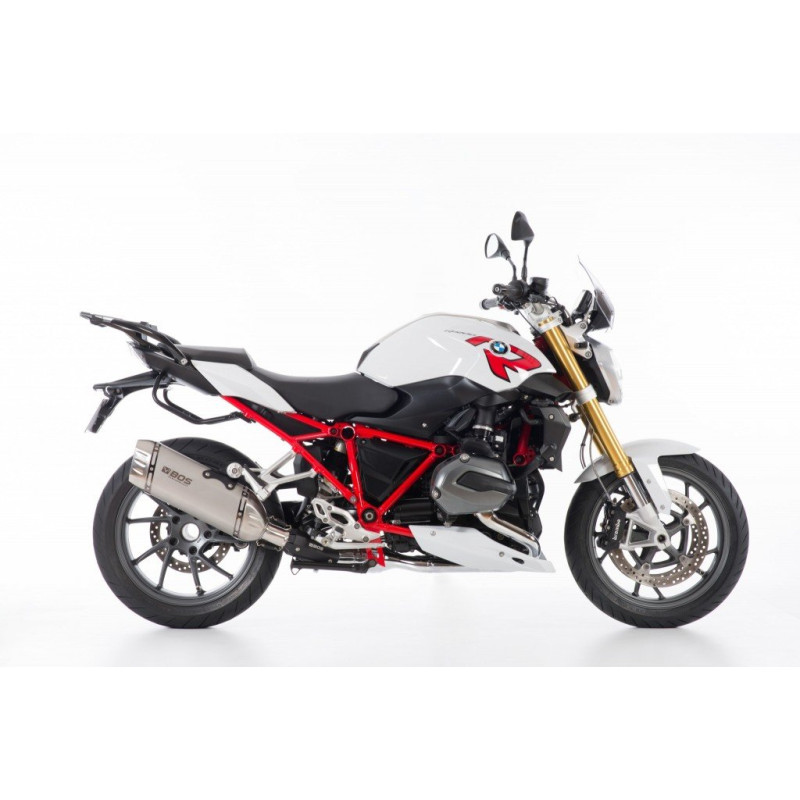 BOS Uitlaat Desert Fox | Zilver | BMW R1200R/R1200RS