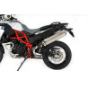 BOS Uitlaat Oval 120 | Zilver | BMW F650GS/F700GS/F800GS & Honda CB400F