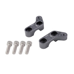 Bike-It Stuur Accessoires Steun M6 (22,2mm / 7/8") | Antraciet