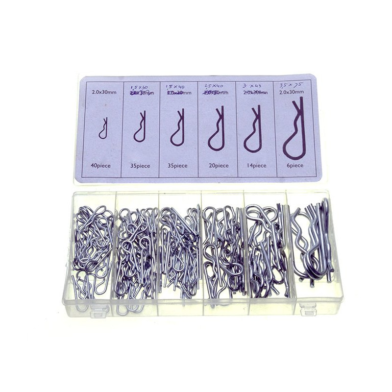 Biketek R-Clips assorti | 150 stuks