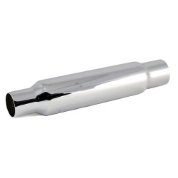 Bike-It Uitlaat Universeel Shorty 300mm | Chroom