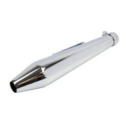 Bike-It Uitlaat Universeel Cone 480mm | Chroom