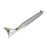 Bike-It Uitlaat Universeel Fishtail 760mm | Chroom