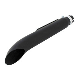 Bike-It Uitlaat Universeel Turn-Out 475mm | Zwart