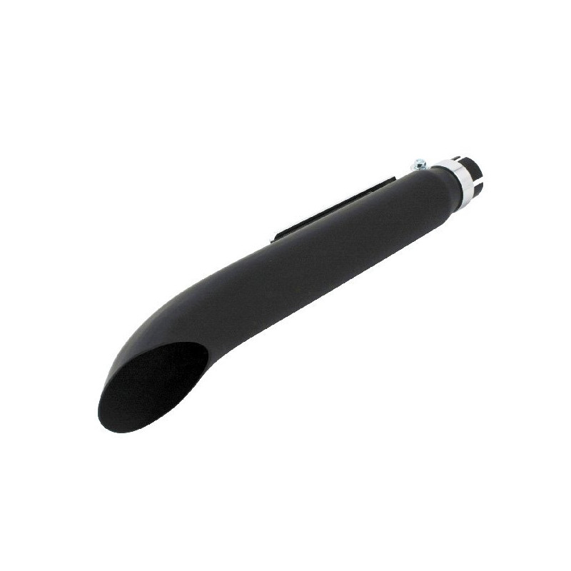Bike-It Uitlaat Universeel Turn-Out 475mm | Zwart
