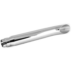 Bike-It Uitlaat Universeel Turn-Out 475mm | Chroom