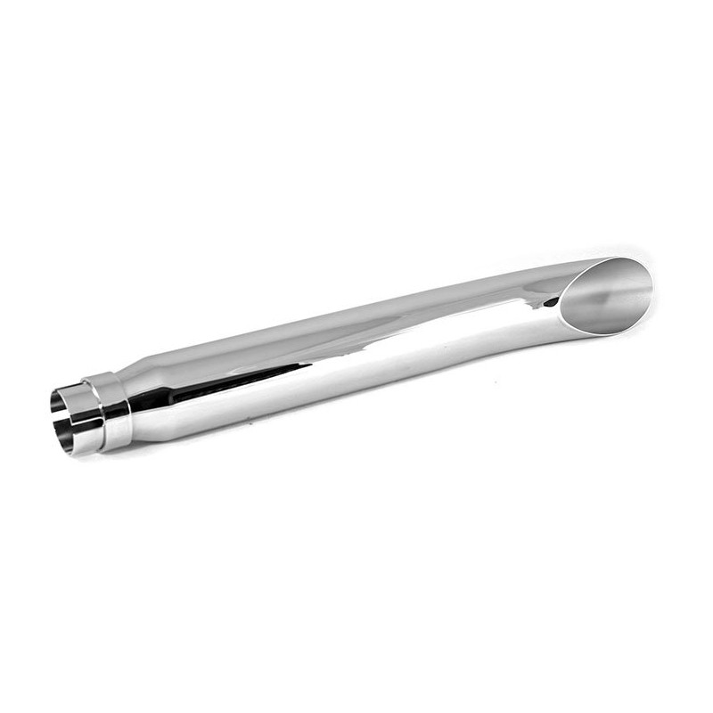 Bike-It Uitlaat Universeel Turn-Out 475mm | Chroom