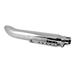 Bike-It Uitlaat Universeel Turn-Out 475mm | Chroom