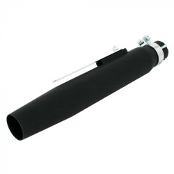 Bike-It Uitlaat Universeel Tapered 375mm | Zwart