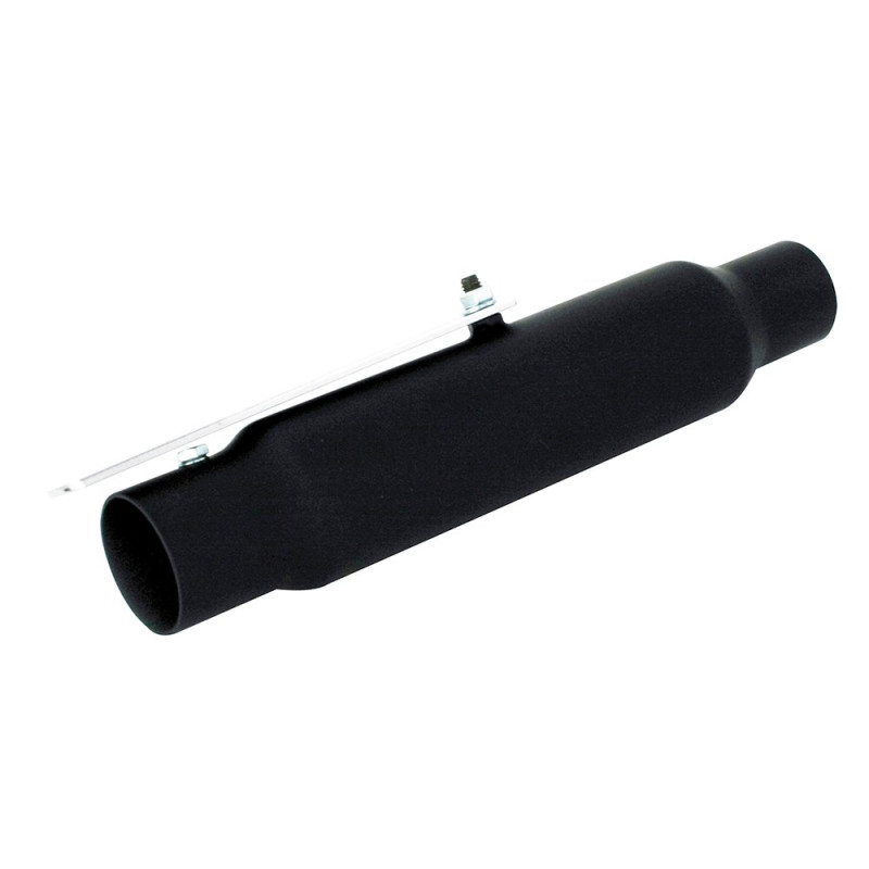 Bike-It Uitlaat Universeel Shorty 300mm | Zwart