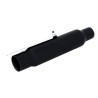 Bike-It Uitlaat Universeel Shorty 300mm | Zwart