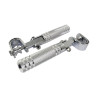 Bike-It Highway Steps + Klem Billet | Chroom
