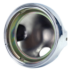 Bike-It Koplamp Behuizing 7" | Chroom