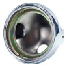 Bike-It Koplamp Behuizing 7" | Chroom