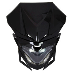 Bike-It Koplamp met Kuip Transformer | Zwart