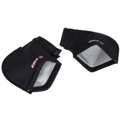 Bike-It Stuurmoffen Fleece | Zwart