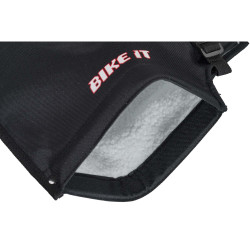Bike-It Stuurmoffen Fleece | Zwart