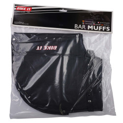 Bike-It Stuurmoffen Fleece | Zwart