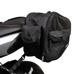 Biketek Zadeltassen Urbano 24-38 liter | Zwart