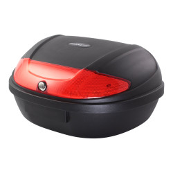 Biketek Topkoffer 52 liter | Zwart