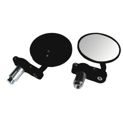 Bike-It Stuureind Spiegels | Zwart