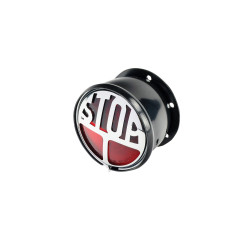 Bike-It Achterlicht Classic British Stop | Zwart/Rood/Chroom