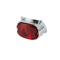 Bike-It Achterlicht Custom | Rood/Chroom