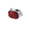 Bike-It Achterlicht Custom | Rood/Chroom