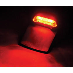 Bike-It Achterlicht LED Fender Spoiler | Zwart/Carbon