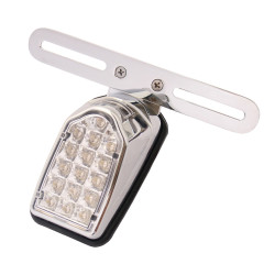 Bike-It Achterlicht LED Tombstone Mini | Chroom