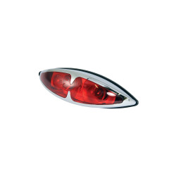 Bike-It Achterlicht Nessight | Zwart/Rood/Chroom