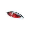 Bike-It Achterlicht Nessight | Zwart/Rood/Chroom