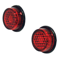 Bike-It Reflector Nummerplaat Zelfklevend 20mm (50 stuks) | Rood