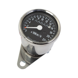 Bike-It Snelheidsmeter Analoog | Chroom
