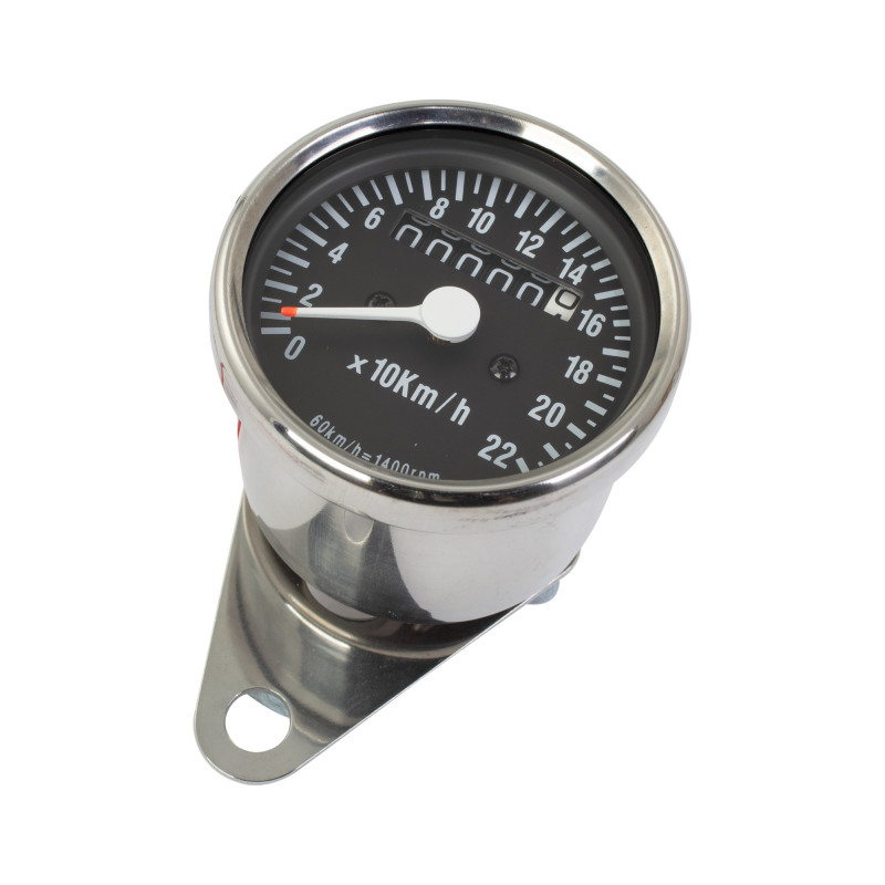 Bike-It Snelheidsmeter Analoog | Chroom