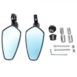 Bike-It Stuureind Spiegels | Zwart