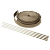 Bike-It Uitlaatband 15 meter | Titanium