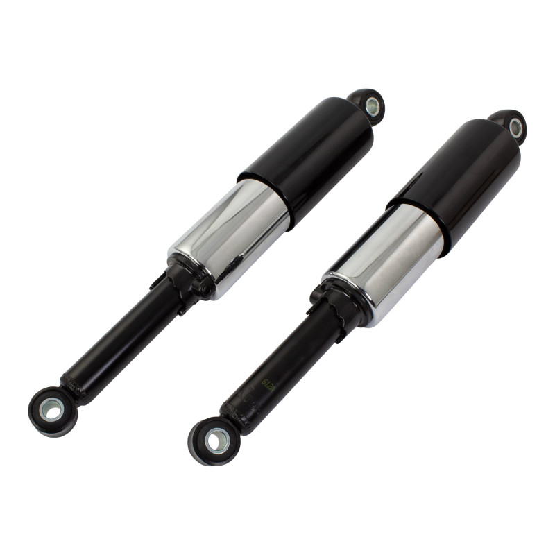 Bike-It Schokbrekers Oog-Oog Cub 330mm | Zwart/Chroom