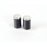 Bike-It Ventiel Doppen | Chroom/Carbon