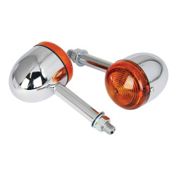 Bike-It Knipperlichten Bullet - Chrome