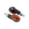 Bike-It Knipperlichten Mini Cat Eye - Oranje/Carbon