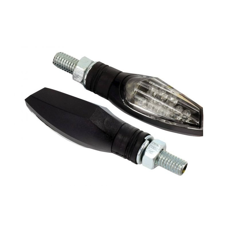 Bike-It Knipperlichten LED Shard - Transparant/Zwart