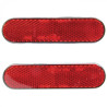 Bike-It Reflectors Ovaal 94mm Zelfklevend - Rood