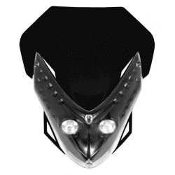 Bike-It Koplamp met Kuip Spectre - Zwart