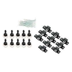 Bike-It Quick Release Sluiting Schroefbevestiging (10 stuks) - Black