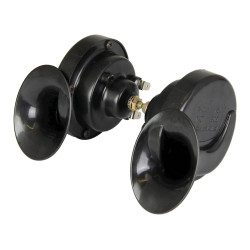 Bike-It Claxon Twin Pack Snail 12V - Zwart