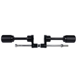 Biketek Crash Pads STP Kit | Zwart | Kawasaki ZX250R Ninja
