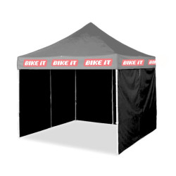 Bike-It Zijwanden Partytent (4 stuks) | Zwart