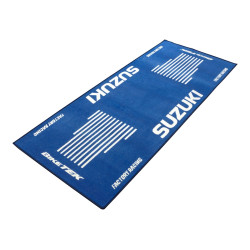 Biketek Garagemat Suzuki 190x80cm Series 3 | Blauw | Suzuki