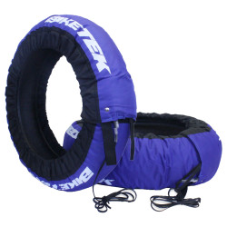Biketek Motorbanden Warmers (200 achterzijde) | Blauw